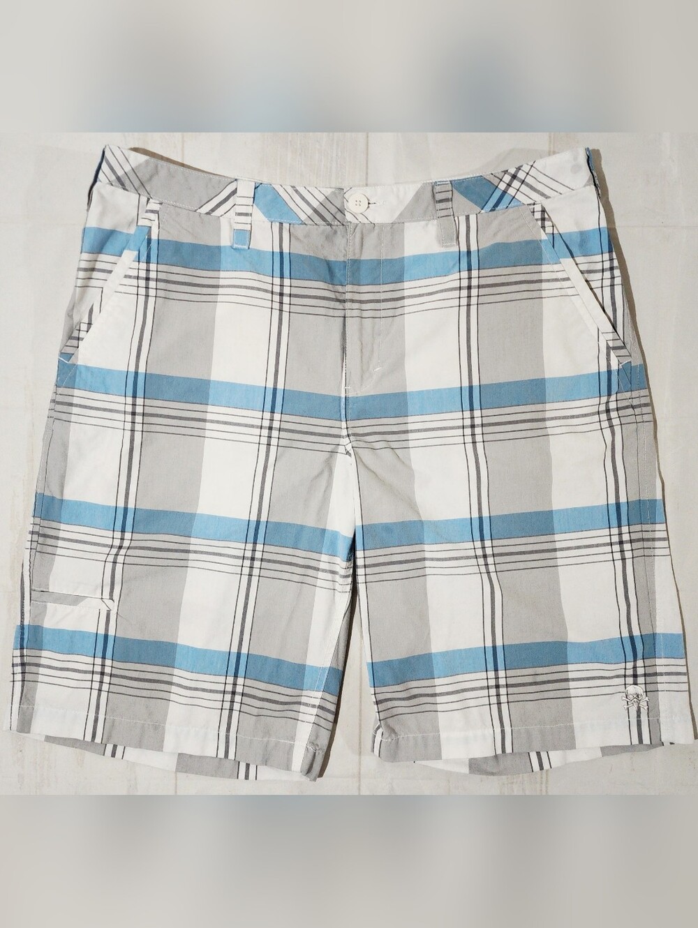 Tony Hawk Men's Plaid Shorts Size 38